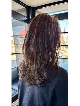 ヘアショップエヌアンドエー 久喜店(hairshop N&A) 暗すぎないブラウンでカラー後も扱いやすい髪質改善ケア