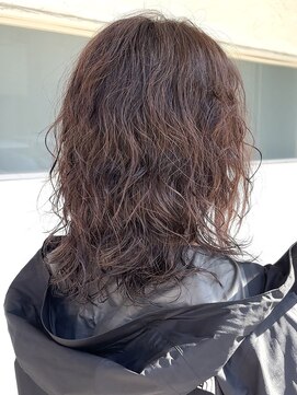 アルファ(alpha) ピンクベージュ/アンブレラカラー/前髪/クールショート/松戸駅