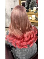シェノン 近鉄奈良店(CHAINON)&nbsp;ダメージレスで叶えるピンクベージュグラデーション