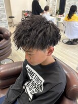 アンサ 伏見桃山店(ANSA) キッズカット/メンズパーマ/ツイスト/伏見桃山メンズ/小学生