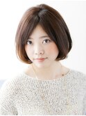 大人可愛い☆センターパートボブ☆