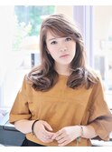 大人かわいい♪ふんわりウェーブヘア