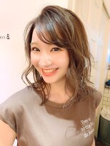 ヘアーワークス ヘルム 渋谷店(HAIR WORKS HELM)&nbsp;[HELM渋谷]バレイヤージュグラデーション
