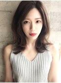 【The C 田中 毅】ひし形シルエットで大人かわいい小顔ミディ