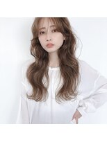 エレノア トーキョー 恵比寿(ELEANOAH TOKYO)&nbsp;ヒッピーパーマヨシンモリ　かきあげAラインボブマロンベージュ