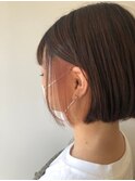 イヤリングカラー／ショートボブ