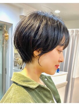 グラフ 蔵前(GRAFF) アッシュブラック丸みショートボブ【蔵前】