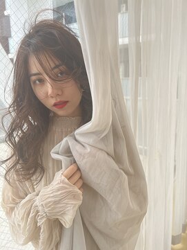 ロンド ストラーダ 心斎橋(Lond strada) 韓国前髪顔周りロング×インナーグレージュ[心斎橋/髪質改善]