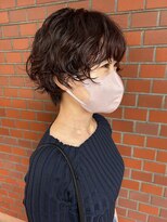 イオエ(ioe)&nbsp;黒髪/ボブルフ/ネビージュ/小顔/ワンレン/髪質改善/グレージュ