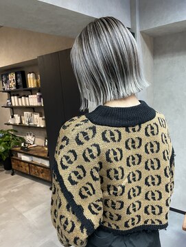 サニー 渋谷(SUNNY) バレイヤージュ、グレージュカラー、ココアベージュ、ハイライト