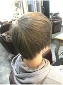 メンズ×マットアッシュ