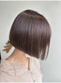 lavender grey bob