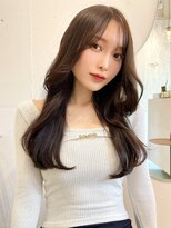 ルームバイシー 新宿(Loom. by Sea)&nbsp;韓国風前髪/斜めバング/シルキーベージュ/グレージュカラー