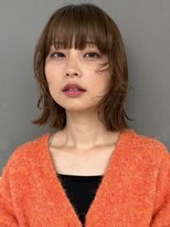 シーン(SCENE)&nbsp;くびれミディ　顔回りレイヤー　前髪パーマ【天神/今泉】