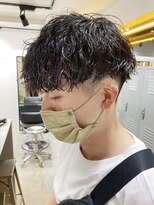 キングオブヘアバイノイズアンドフィフス 京都駅前店(KING of hair by NOISM&fifth)&nbsp;ツイストスパイラルパーマ刈り上げツーブロックメンズパーマ