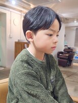 スーハ 恵比寿(SUUHA) キッズカット/おしゃれセンターパート◎卒園入学キッズスタイル
