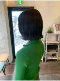 ブリーチなしブルーブラック
