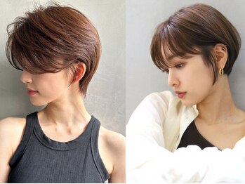 ブラン 天王寺(Blanc)の写真/[天王寺/学割]《カット¥2000/カット+リタッチカラー¥3750》顔周り,前髪カットにこだわり、韓国風スタイルも