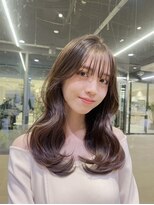 バイオレット 横浜店(Violet)&nbsp;顔まわりレイヤー韓国風ロングヘア　ay_3