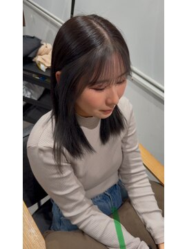 ココット 京橋店(cocotte) 艶髪フェイスインナーグレーカラー