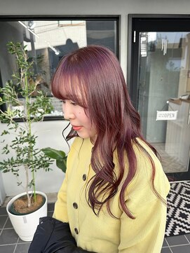 ラックバイエイム(LUCK by eim) ブリーチなしピンクカラー