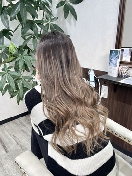 ベルヘアーデザイン 堺東(Belle hair Design) 外国人風バレイヤージュ/グラデーション/堺東