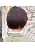ミニボブ×モーヴピンク