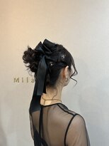 ミラ(Mila)&nbsp;ボブでも可愛くアップ風に＊結婚式.お呼ばれ