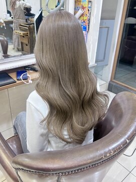 ヒビヲ(HIBIO) ハイトーンベージュ横浜ケアブリーチミルクティー