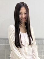 マアム ジー 明大前店(ma'am Zee) ロングスタイル×ダークブランジュ