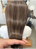 髪質改善×ハイライト