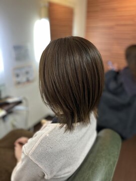 グランツヘアー(Glanz hair) 透明感オリーブベージュカラー