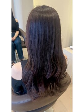 エリスホリエ(Eliss Horie) ラベンダーピンク大人かわいいツヤ髪スタイル