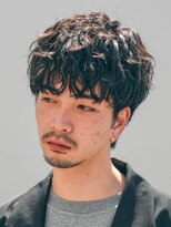 バイフィフス 原宿/表参道(by fifth)&nbsp;原宿シャドウパーマメンズパーマラウンドマッシュ30代メンズヘア