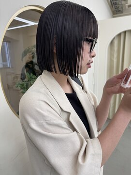 【IMAI】中性ストレート×切りっぱなしボブ