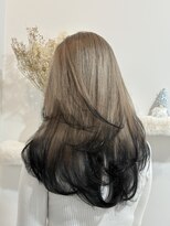 アンドソー 池袋(&so.)&nbsp;エンドカラー/裾カラー/ミルクティー