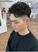 メンズパーマ20代30代40代メンズサロン刈り上げショート