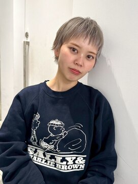 ガリカ 大名(Gallica) Wブリーチでつくるハイトーン/ショートと相性◎シルバーグレー