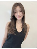 ロンドルーチェ 心斎橋(Lond luce)&nbsp;グレージュ×ハッシュカット［髪質改善/縮毛矯正/レイヤー］