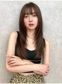 縮毛矯正でサラサラハッシュカット
