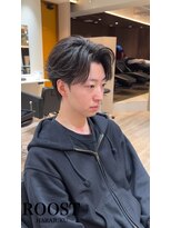 ルースト 原宿店(ROOST)&nbsp;刈り上げセンターパート/波巻きツイストスパイラル/原宿