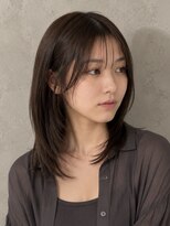 キリ 逗子(kiri)&nbsp;逗子葉山顔周りレイヤーカットシースルーバングサイドバングm132