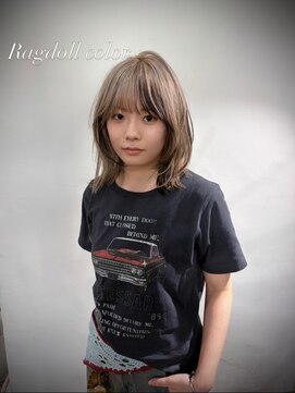 ヘアースタジオ ゼン(hair studio Zen) ラグドールカラー
