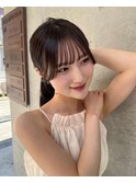 【スタイリストtomona】顔まわりレイヤーカット