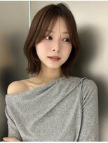 サンドイエナ 横浜店(sand yena)&nbsp;シースルーバング レイヤーボブ