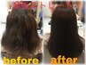 【本格髪質改善】酸性ストレート＋カット￥19450→￥11350