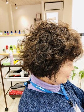 ラウズ(rouse) カット+カラー+パーマ+グローバルトリートメントスパ