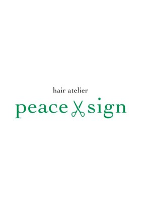 ピースサイン(peace sign)