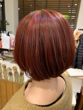 テトラ ヘアー(TETRA hair) ボブ×ハイライト2