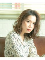大人気スタイル　Nドットカラーアッシュブラウン